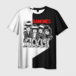 Футболка мужская Ramones Boys цвета 3D-принт — фото 1
