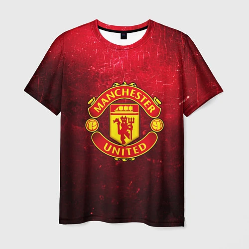 Мужская футболка Манчестер Юнайтед / 3D-принт – фото 1