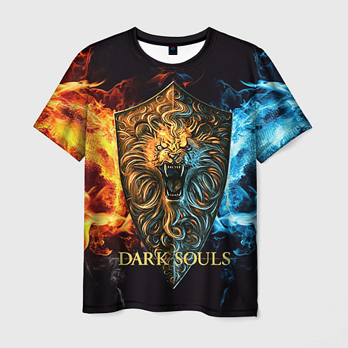 Мужская футболка Dark Souls: Lion Shield / 3D-принт – фото 1