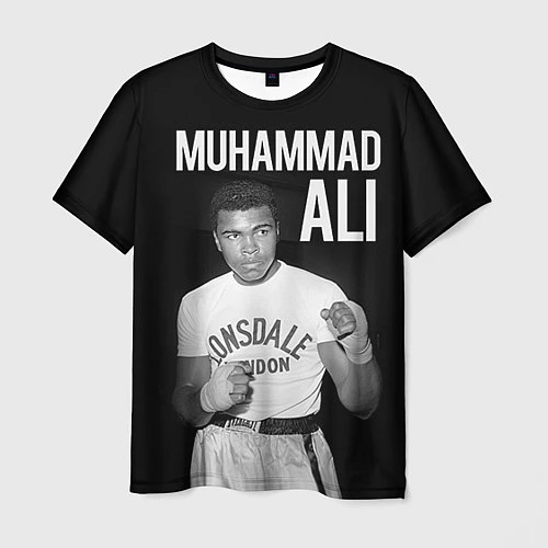Мужская футболка Muhammad Ali / 3D-принт – фото 1
