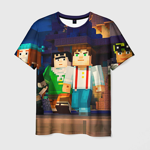 Мужская футболка Minecraft Men's / 3D-принт – фото 1