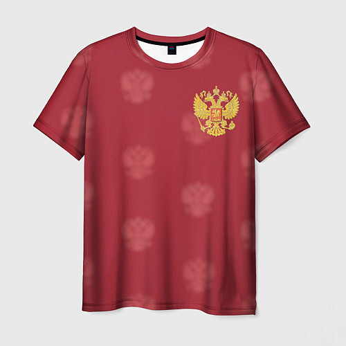 Мужская футболка Сборная России по футболу / 3D-принт – фото 1