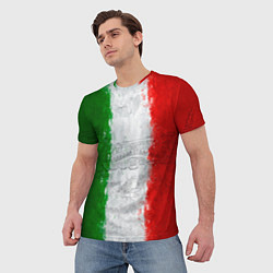 Футболка мужская Italian, цвет: 3D-принт — фото 2