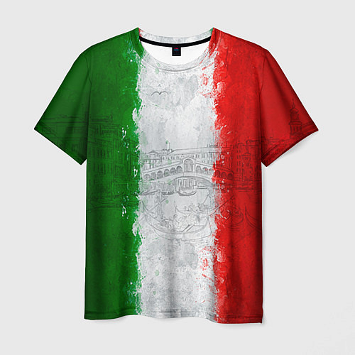 Мужская футболка Italian / 3D-принт – фото 1