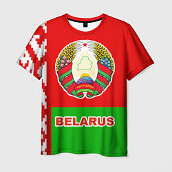 Футболка мужская Belarus Patriot цвета 3D-принт — фото 1