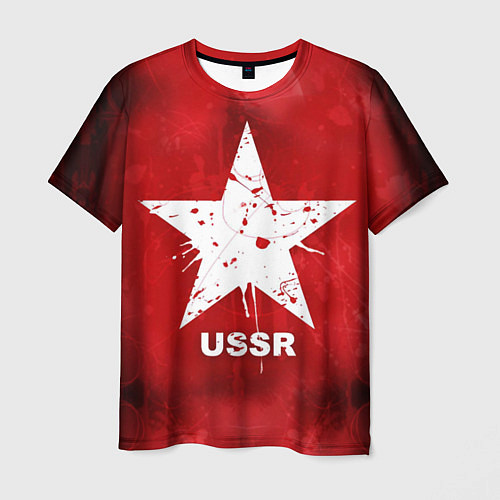 Мужская футболка USSR Star / 3D-принт – фото 1