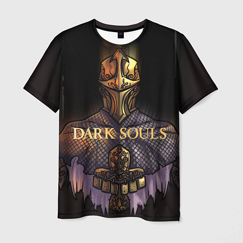 Мужская футболка Dark Souls: Knight / 3D-принт – фото 1