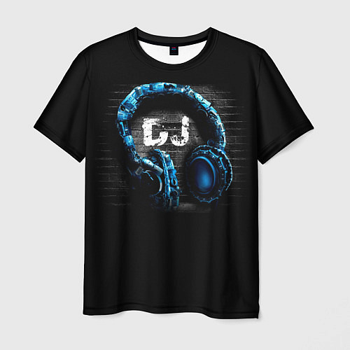 Мужская футболка DJ / 3D-принт – фото 1