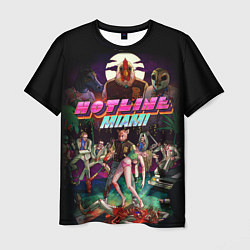 Футболка мужская Hotline Miami, цвет: 3D-принт