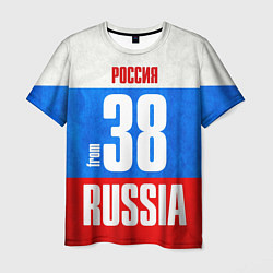 Футболка мужская Russia: from 38, цвет: 3D-принт