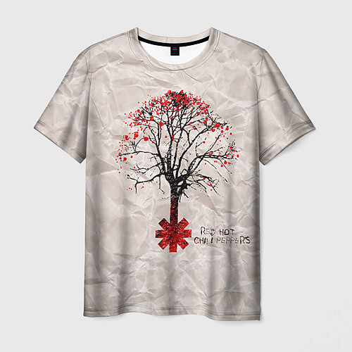 Мужская футболка RHCP: Red Tree / 3D-принт – фото 1