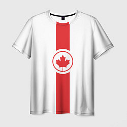 Футболка мужская Канада, цвет: 3D-принт