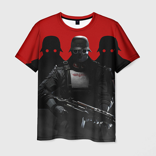 Мужская футболка Wolfenstein Soldiers / 3D-принт – фото 1