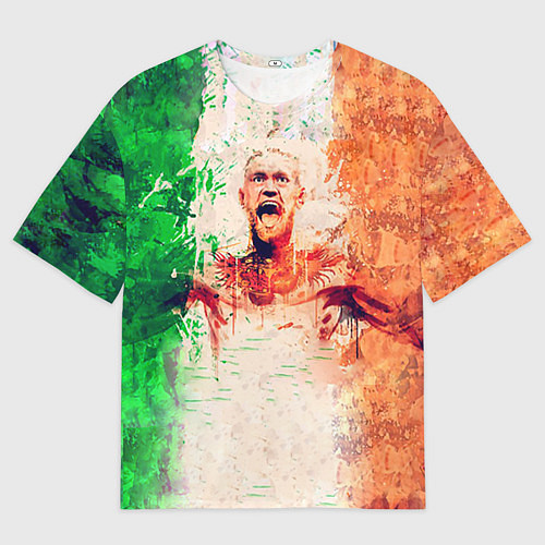 Мужская футболка оверсайз Conor McGregor: Ireland / 3D-принт – фото 1