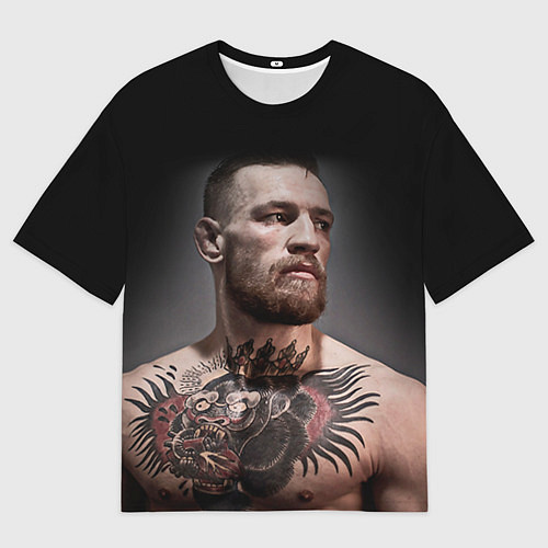 Мужская футболка оверсайз Conor McGregor / 3D-принт – фото 1