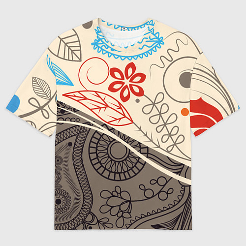 Мужская футболка оверсайз Прованс / 3D-принт – фото 1