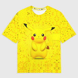 Футболка оверсайз мужская Pikachu, цвет: 3D-принт
