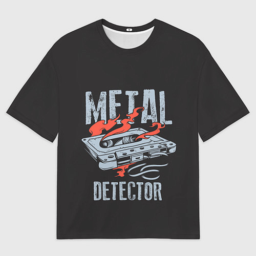 Мужская футболка оверсайз Metal Detector / 3D-принт – фото 1