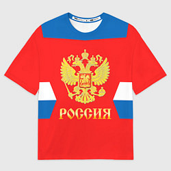 Футболка оверсайз мужская Сборная РФ: #27 PANARIN, цвет: 3D-принт