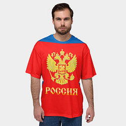 Футболка оверсайз мужская Сборная РФ: #8 OVECHKIN, цвет: 3D-принт — фото 2