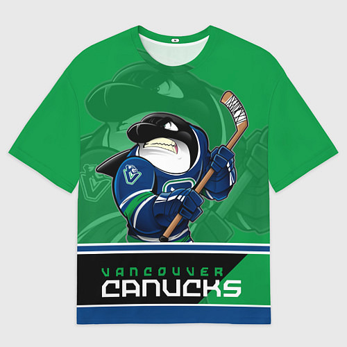 Мужская футболка оверсайз Vancouver Canucks / 3D-принт – фото 1