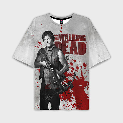 Мужская футболка оверсайз Walking Dead: Deryl Dixon / 3D-принт – фото 1