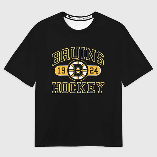 Мужская футболка оверсайз Boston Bruins: Est.1924 / 3D-принт – фото 1
