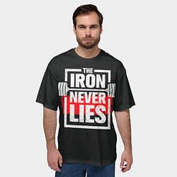 Футболка оверсайз мужская The iron never lies, цвет: 3D-принт — фото 2