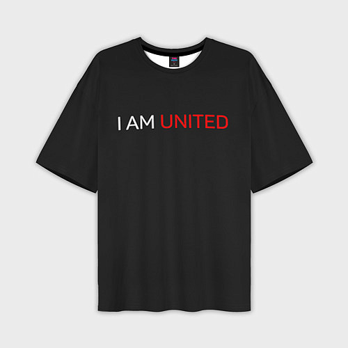 Мужская футболка оверсайз Manchester United team / 3D-принт – фото 1