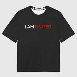 Футболка оверсайз мужская Manchester United team, цвет: 3D-принт