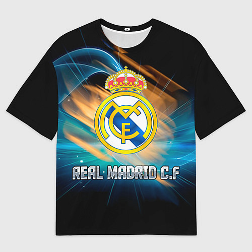 Мужская футболка оверсайз Real Madrid / 3D-принт – фото 1