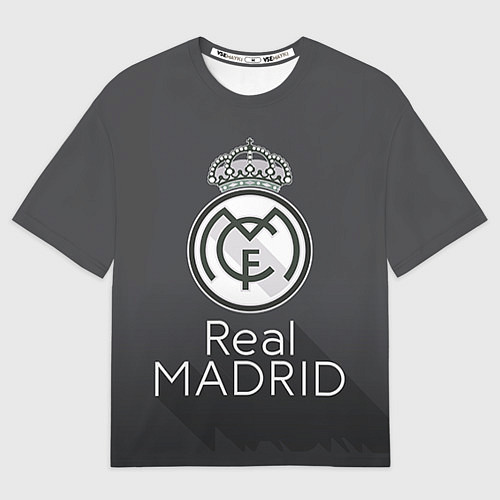 Мужская футболка оверсайз Real Madrid / 3D-принт – фото 1