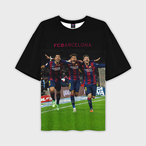 Мужская футболка оверсайз Barcelona6 / 3D-принт – фото 1
