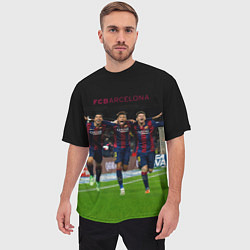 Футболка оверсайз мужская Barcelona6, цвет: 3D-принт — фото 2