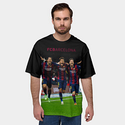 Футболка оверсайз мужская Barcelona6, цвет: 3D-принт — фото 2