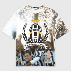 Футболка оверсайз мужская Juventus5, цвет: 3D-принт