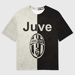 Футболка оверсайз мужская Juventus6, цвет: 3D-принт
