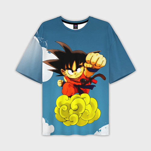 Мужская футболка оверсайз Small Goku / 3D-принт – фото 1