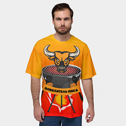 Футболка оверсайз мужская Повар 9, цвет: 3D-принт — фото 2