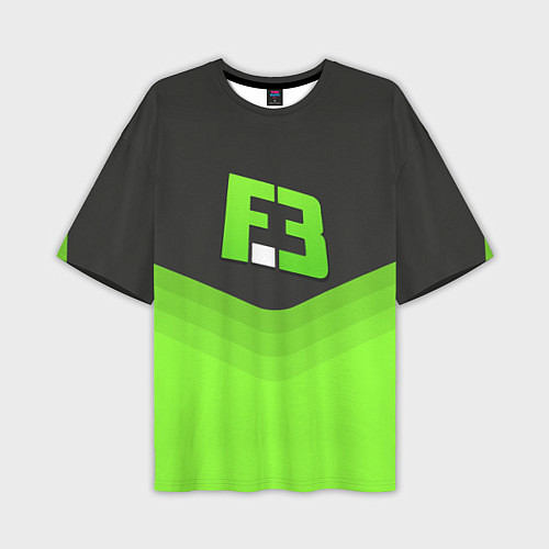 Мужская футболка оверсайз FlipSid3 Uniform / 3D-принт – фото 1