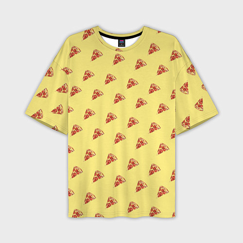 Мужская футболка оверсайз Рай пиццы / 3D-принт – фото 1