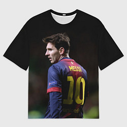 Футболка оверсайз мужская Месси 10, цвет: 3D-принт