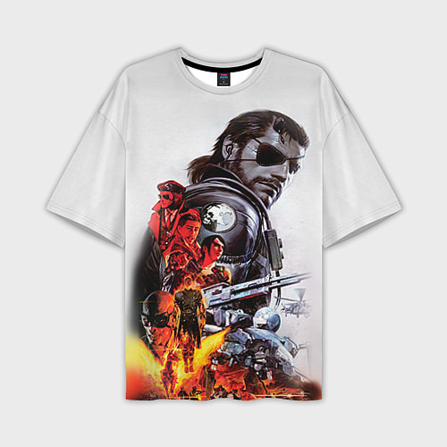 Мужская футболка оверсайз Metal gear solid 2 / 3D-принт – фото 1