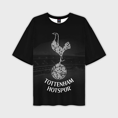 Мужская футболка оверсайз Tottenham Hotspur / 3D-принт – фото 1