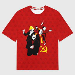 Футболка оверсайз мужская Communist Party, цвет: 3D-принт