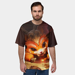 Футболка оверсайз мужская Gnar, цвет: 3D-принт — фото 2