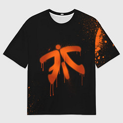 Мужская футболка оверсайз Fnatic: Black collection