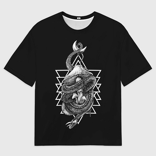 Мужская футболка оверсайз Магия природы / 3D-принт – фото 1