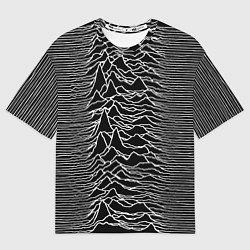 Футболка оверсайз мужская Joy Division: Unknown Pleasures, цвет: 3D-принт