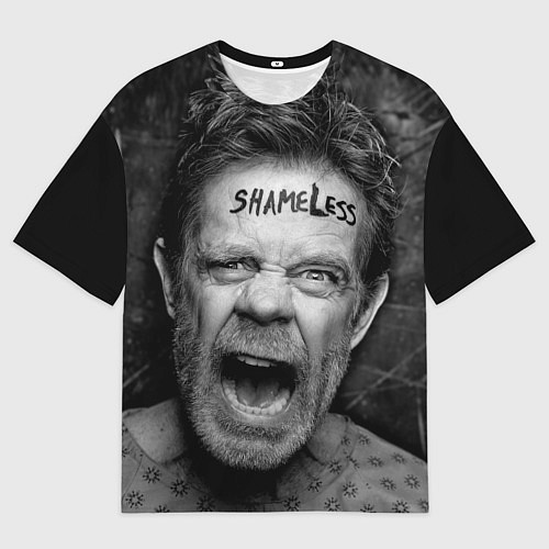 Мужская футболка оверсайз Shameless Face / 3D-принт – фото 1